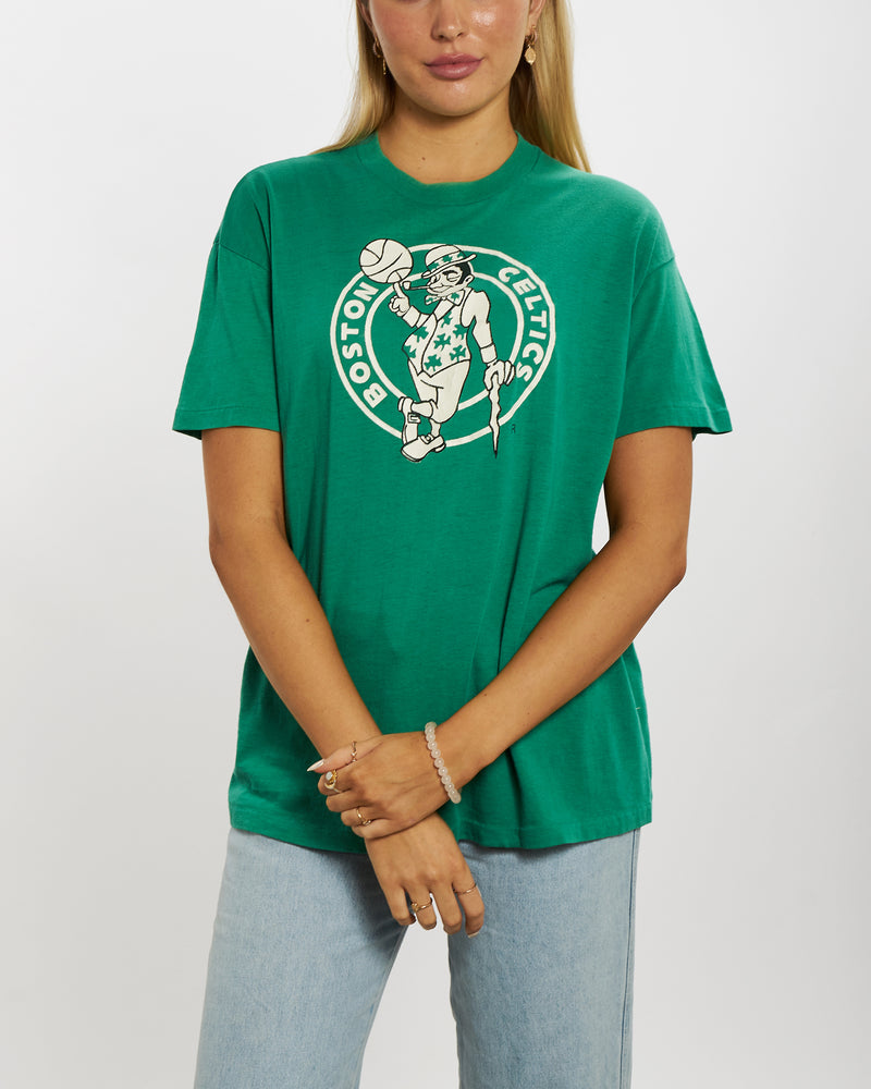 Vintage 80s NBA Boston Celtics Tee <br>M , The Real Deal , newtown, sydney, australia, thrift store, opshop, preloved, secondhand, sustainable, retro, antique, 70s, 80s, 90s, 2000s, 00s, fashion, clothing, streetwear, trendy, garment, style, boutique, store, shop, archive, sale, cheap, best, top