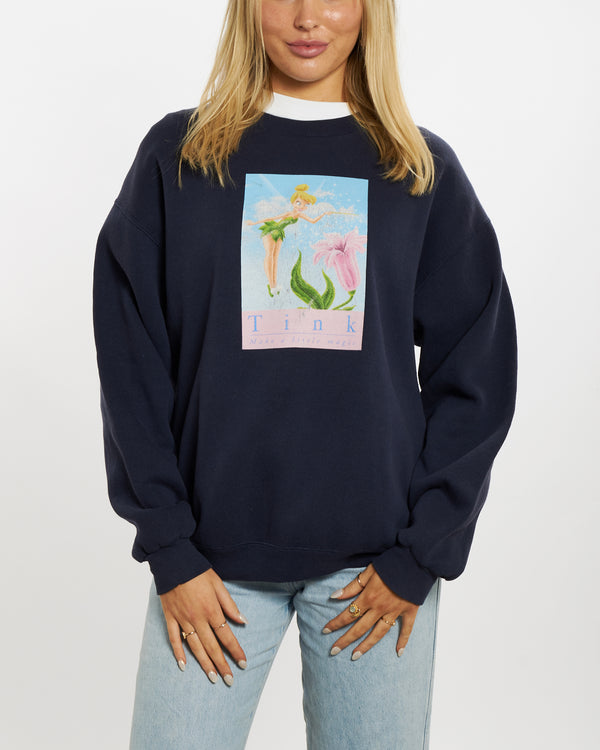 90s Disney Tinkerbell Sweatshirt <br>M