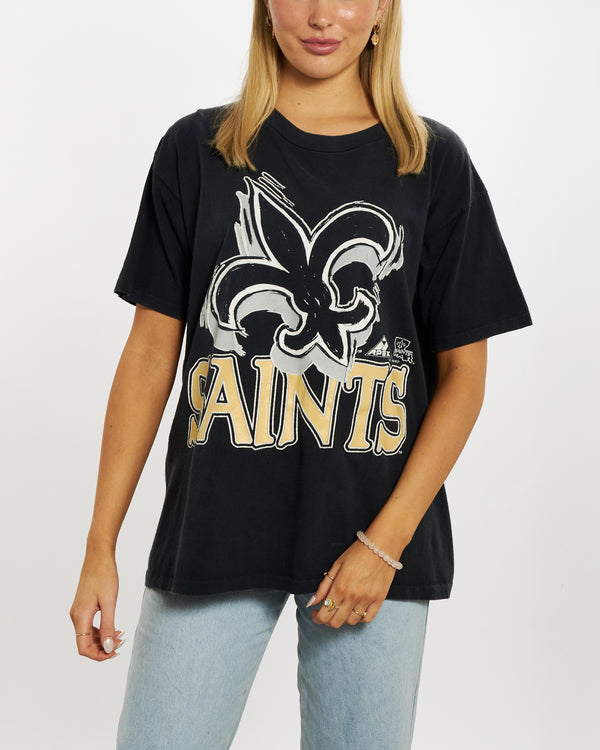 90s NFL New Orleans Saints Tee <br>M