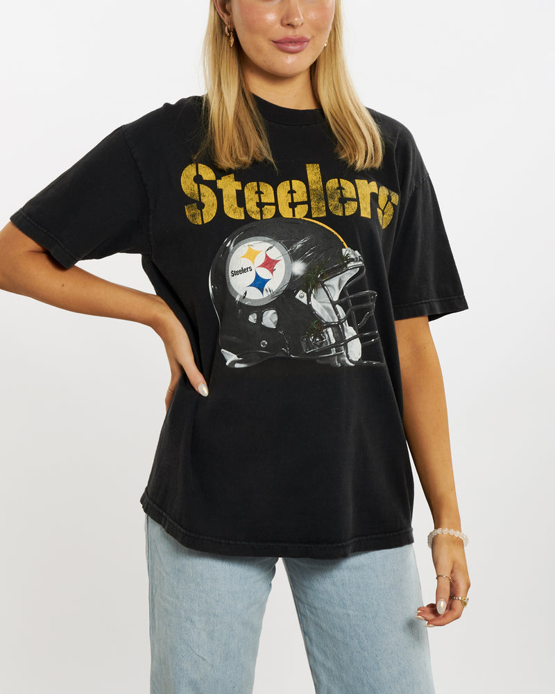Vintage NFL Pittsburgh Steelers Tee <br>M , The Real Deal , newtown, sydney, australia, thrift store, opshop, preloved, secondhand, sustainable, retro, antique, 70s, 80s, 90s, 2000s, 00s, fashion, clothing, streetwear, trendy, garment, style, boutique, store, shop, archive, sale, cheap, best, top