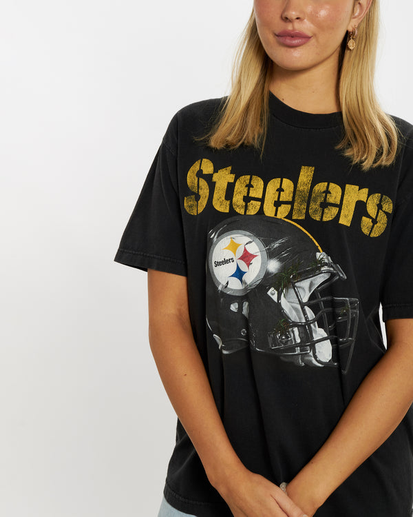 Vintage NFL Pittsburgh Steelers Tee <br>M , The Real Deal , newtown, sydney, australia, thrift store, opshop, preloved, secondhand, sustainable, retro, antique, 70s, 80s, 90s, 2000s, 00s, fashion, clothing, streetwear, trendy, garment, style, boutique, store, shop, archive, sale, cheap, best, top