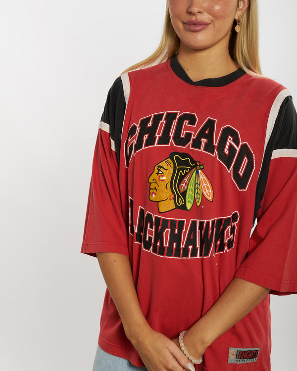 90s NHL Chicago Blackhawks Jersey <br>M