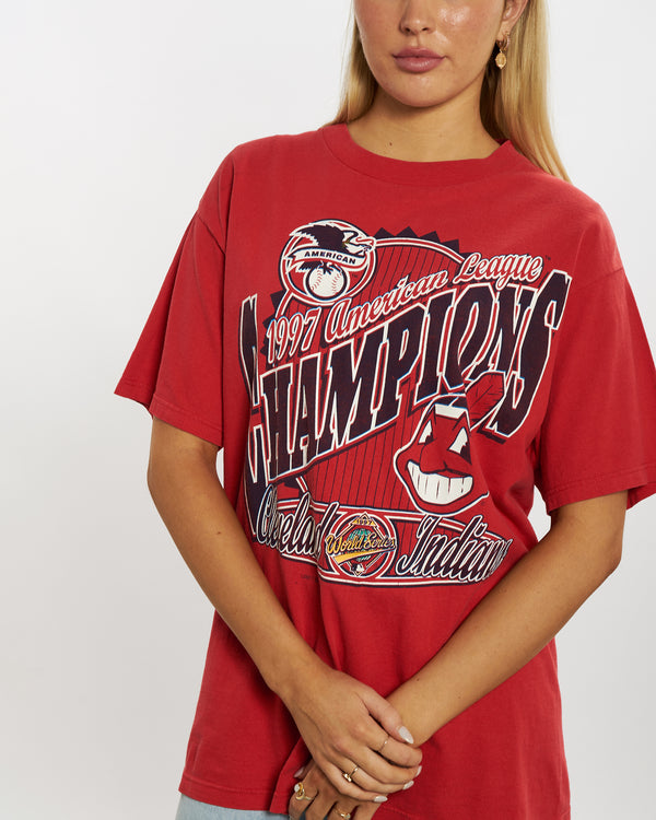 1997 MLB Cleveland Indians Tee <br>M