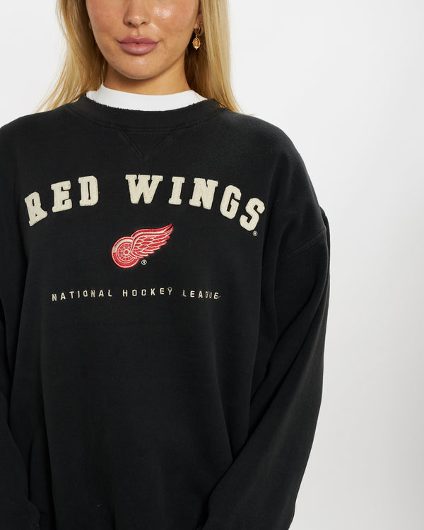90s NHL Detroit Red Wings Sweatshirt <br>M