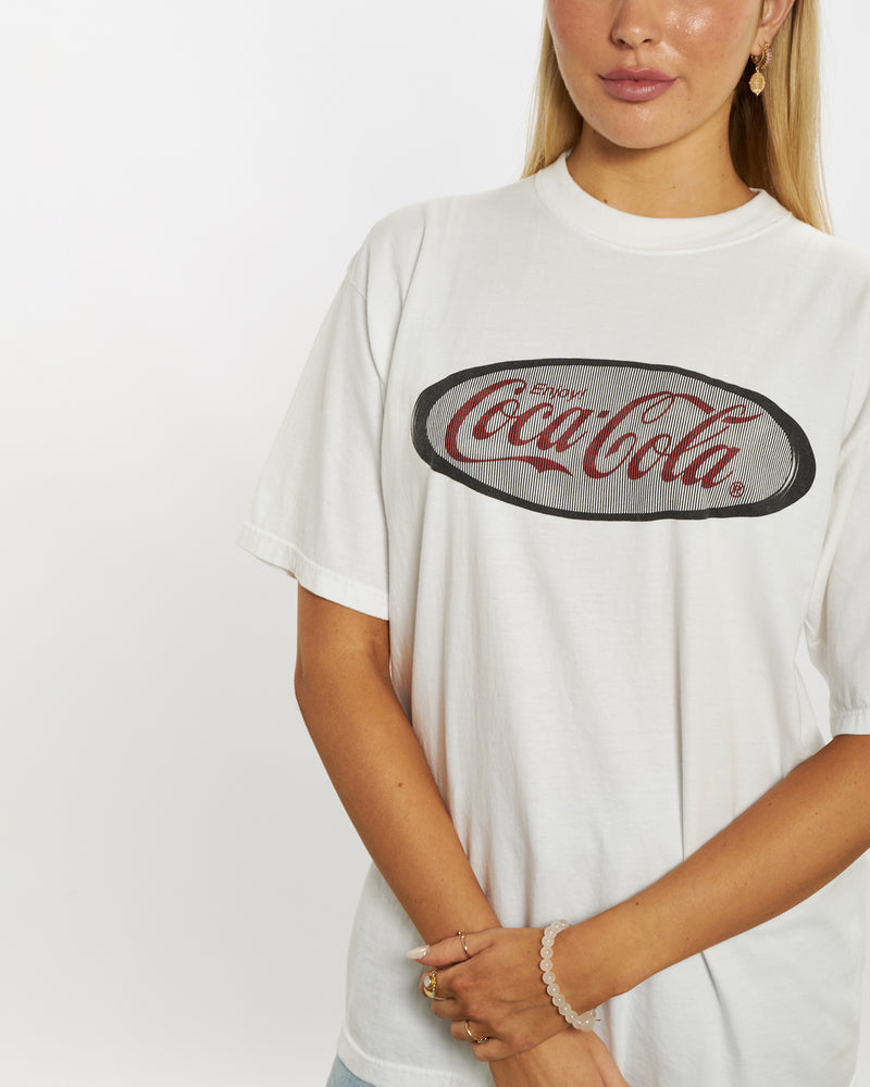 Vintage Coca-Cola Tee <br>M , The Real Deal , newtown, sydney, australia, thrift store, opshop, preloved, secondhand, sustainable, retro, antique, 70s, 80s, 90s, 2000s, 00s, fashion, clothing, streetwear, trendy, garment, style, boutique, store, shop, archive, sale, cheap, best, top