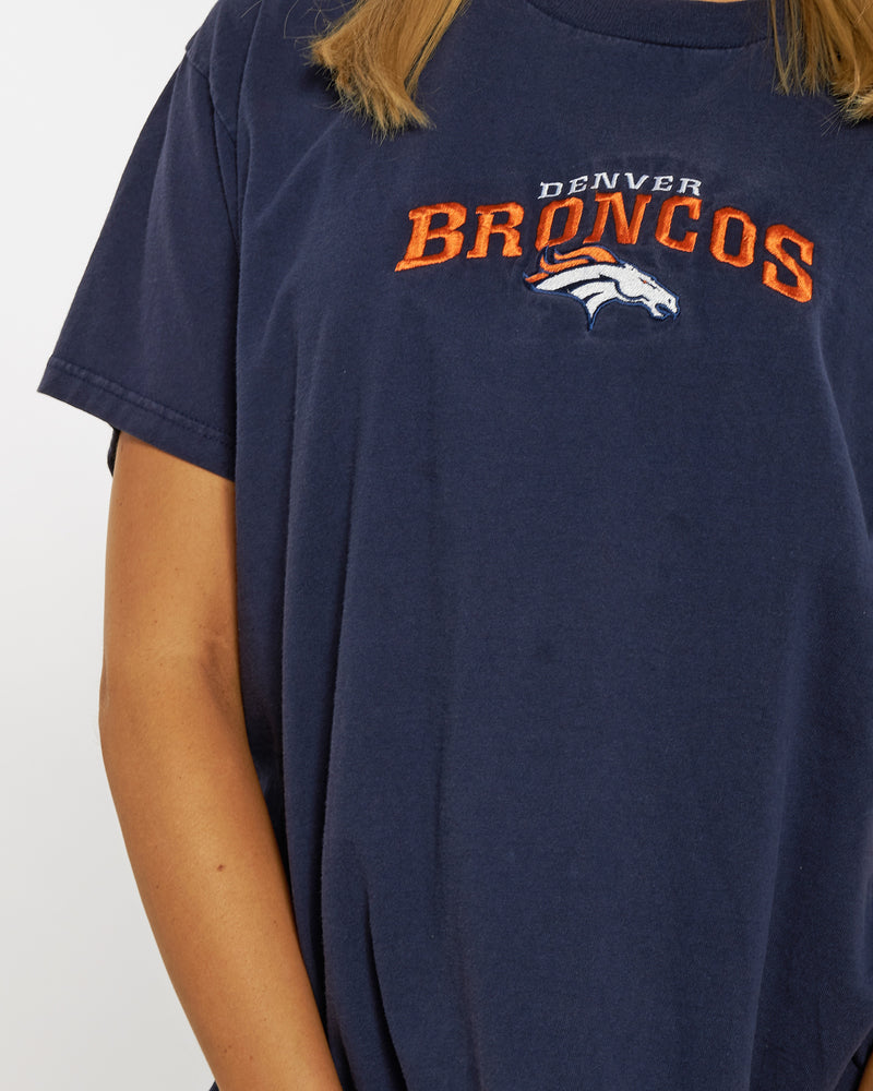 Vintage NFL Denver Broncos Tee <br>M , The Real Deal , newtown, sydney, australia, thrift store, opshop, preloved, secondhand, sustainable, retro, antique, 70s, 80s, 90s, 2000s, 00s, fashion, clothing, streetwear, trendy, garment, style, boutique, store, shop, archive, sale, cheap, best, top
