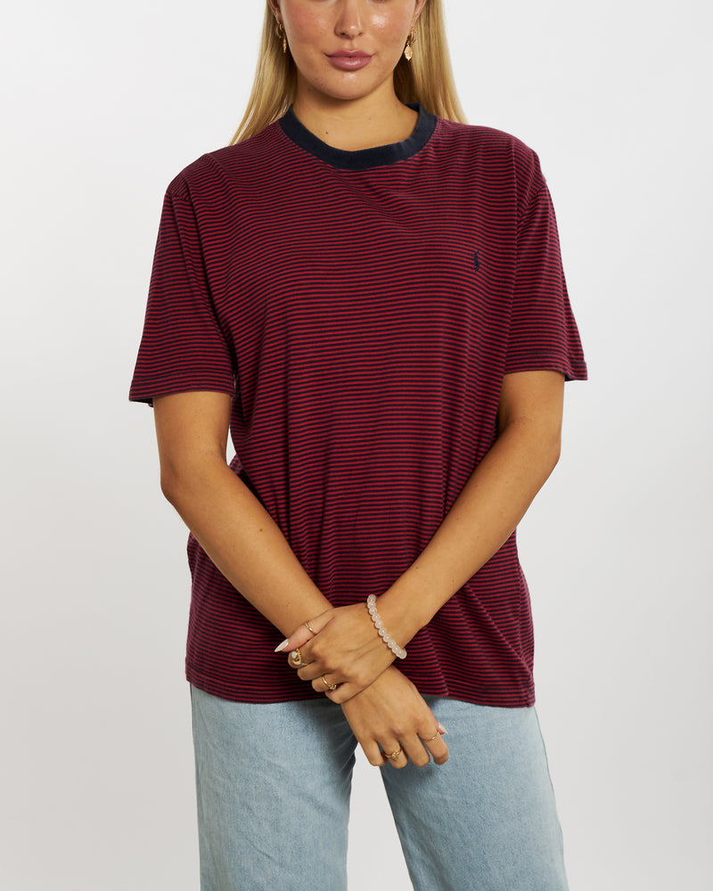 Vintage 90s Polo Ralph Lauren Striped Tee <br>M , The Real Deal , newtown, sydney, australia, thrift store, opshop, preloved, secondhand, sustainable, retro, antique, 70s, 80s, 90s, 2000s, 00s, fashion, clothing, streetwear, trendy, garment, style, boutique, store, shop, archive, sale, cheap, best, top