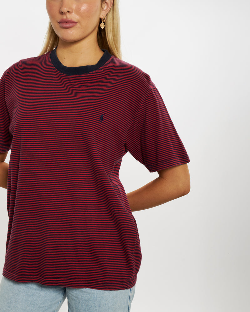 Vintage 90s Polo Ralph Lauren Striped Tee <br>M , The Real Deal , newtown, sydney, australia, thrift store, opshop, preloved, secondhand, sustainable, retro, antique, 70s, 80s, 90s, 2000s, 00s, fashion, clothing, streetwear, trendy, garment, style, boutique, store, shop, archive, sale, cheap, best, top