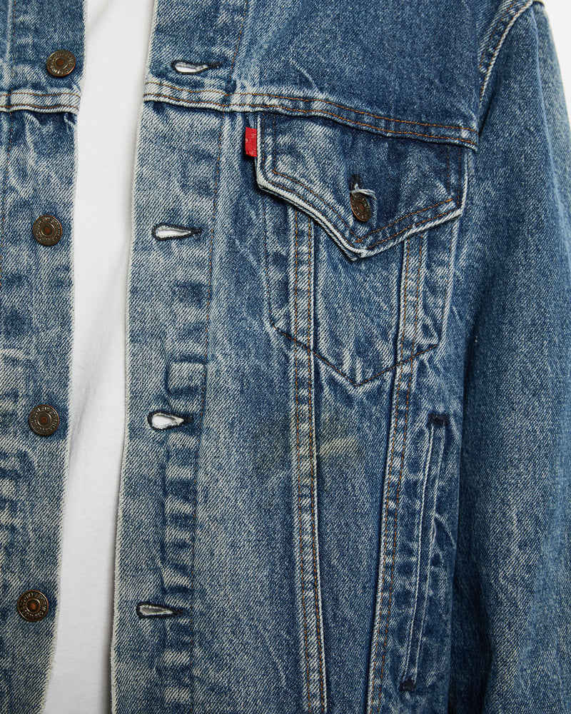 Vintage Levi's Denim Jacket <br>M , The Real Deal , newtown, sydney, australia, thrift store, opshop, preloved, secondhand, sustainable, retro, antique, 70s, 80s, 90s, 2000s, 00s, fashion, clothing, streetwear, trendy, garment, style, boutique, store, shop, archive, sale, cheap, best, top