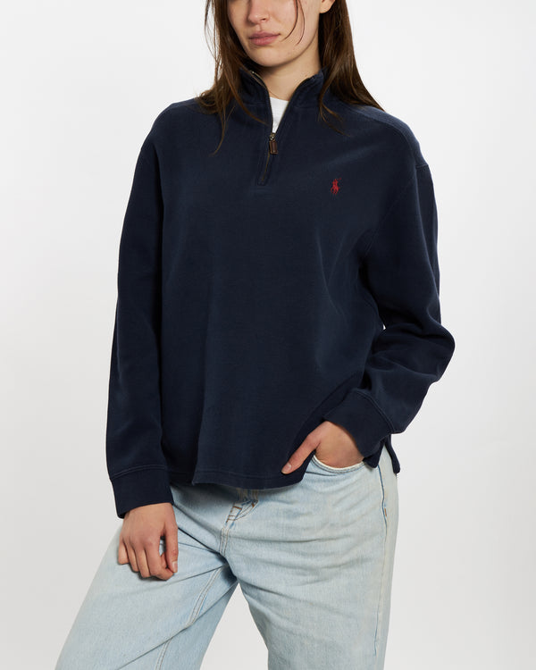 90s Polo Ralph Lauren Quarter Zip Sweater <br>M