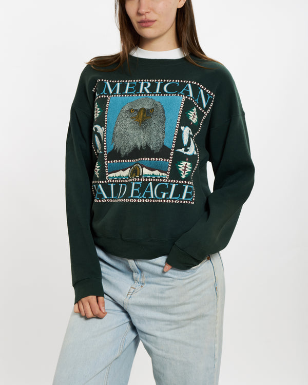 90s American Bald Eagle Sweatshirt <br>S
