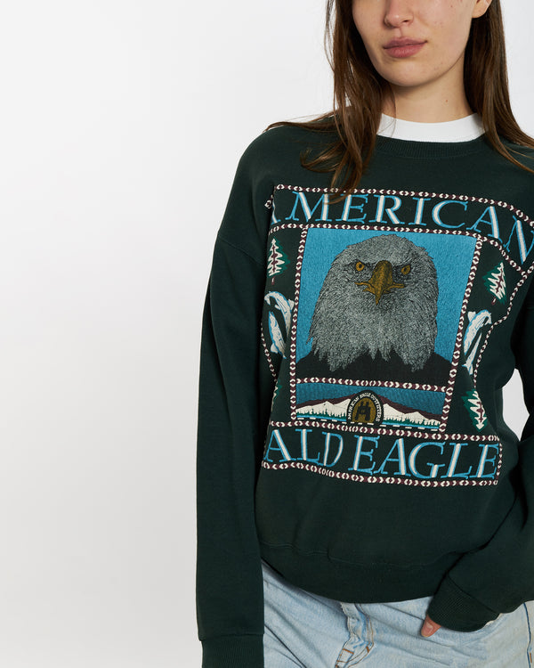 90s American Bald Eagle Sweatshirt <br>S