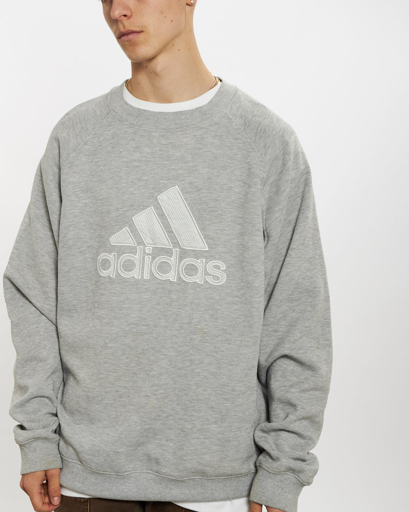 Vintage Adidas Sweatshirt <br>L , The Real Deal , newtown, sydney, australia, thrift store, opshop, preloved, secondhand, sustainable, retro, antique, 70s, 80s, 90s, 2000s, 00s, fashion, clothing, streetwear, trendy, garment, style, boutique, store, shop, archive, sale, cheap, best, top