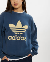 Vintage 90s Adidas Sweatshirt <br>S , The Real Deal , newtown, sydney, australia, thrift store, opshop, preloved, secondhand, sustainable, retro, antique, 70s, 80s, 90s, 2000s, 00s, fashion, clothing, streetwear, trendy, garment, style, boutique, store, shop, archive, sale, cheap, best, top