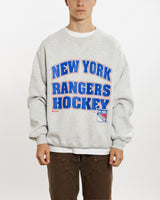 90s NHL New York Rangers Sweatshirt <br>L