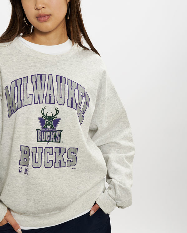 90s NBA Milwaukee Bucks Sweatshirt <br>S