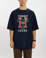 Vintage 90s Tommy Hilfiger Jeans Tee <br>L , The Real Deal , newtown, sydney, australia, thrift store, opshop, preloved, secondhand, sustainable, retro, antique, 70s, 80s, 90s, 2000s, 00s, fashion, clothing, streetwear, trendy, garment, style, boutique, store, shop, archive, sale, cheap, best, top