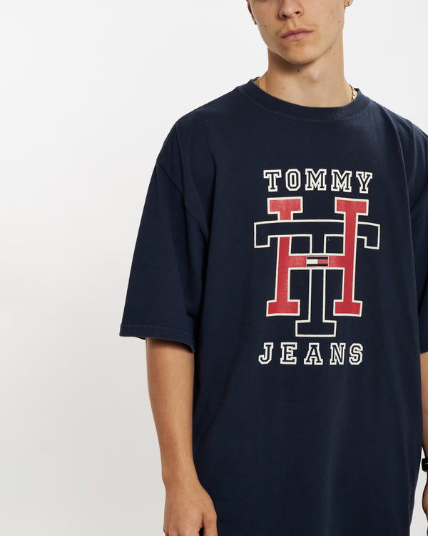 90s Tommy Hilfiger Jeans Tee <br>L