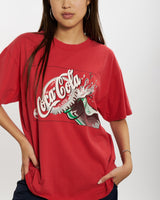Vintage 90s Coca Cola Tee <br>S , The Real Deal , newtown, sydney, australia, thrift store, opshop, preloved, secondhand, sustainable, retro, antique, 70s, 80s, 90s, 2000s, 00s, fashion, clothing, streetwear, trendy, garment, style, boutique, store, shop, archive, sale, cheap, best, top