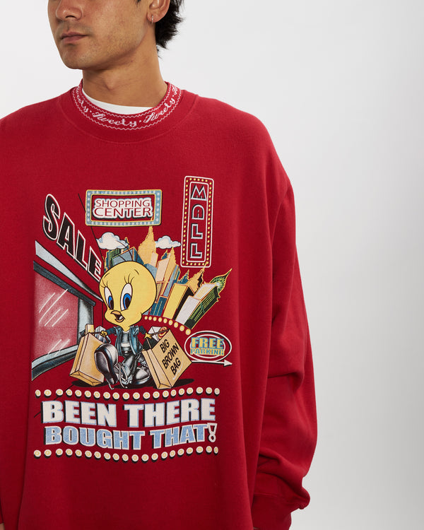 Vintage Looney Tunes 'Tweety Bird' Sweatshirt <br>L