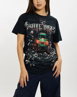 Vintage Grave Digger Monster Truck Tee <br>S , The Real Deal , newtown, sydney, australia, thrift store, opshop, preloved, secondhand, sustainable, retro, antique, 70s, 80s, 90s, 2000s, 00s, fashion, clothing, streetwear, trendy, garment, style, boutique, store, shop, archive, sale, cheap, best, top