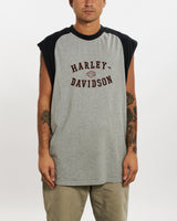 Vintage Harley Davidson Tank <br>L , The Real Deal , newtown, sydney, australia, thrift store, opshop, preloved, secondhand, sustainable, retro, antique, 70s, 80s, 90s, 2000s, 00s, fashion, clothing, streetwear, trendy, garment, style, boutique, store, shop, archive, sale, cheap, best, top