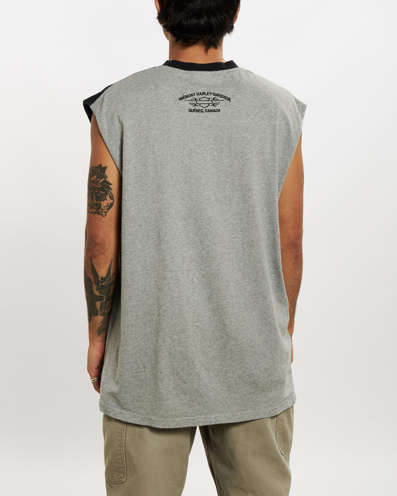 Vintage Harley Davidson Tank <br>L , The Real Deal , newtown, sydney, australia, thrift store, opshop, preloved, secondhand, sustainable, retro, antique, 70s, 80s, 90s, 2000s, 00s, fashion, clothing, streetwear, trendy, garment, style, boutique, store, shop, archive, sale, cheap, best, top