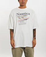 Vintage Nautica Tee <br>L , The Real Deal , newtown, sydney, australia, thrift store, opshop, preloved, secondhand, sustainable, retro, antique, 70s, 80s, 90s, 2000s, 00s, fashion, clothing, streetwear, trendy, garment, style, boutique, store, shop, archive, sale, cheap, best, top