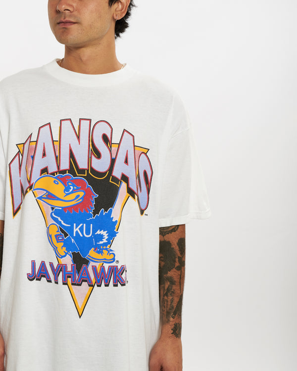 90s NCAA Kansas Jayhawks Tee <br>L