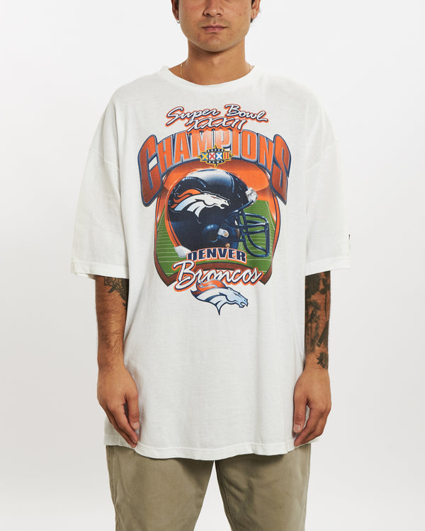 Vintage 90s Starter NFL Denver Broncos Tee <br>L , The Real Deal , newtown, sydney, australia, thrift store, opshop, preloved, secondhand, sustainable, retro, antique, 70s, 80s, 90s, 2000s, 00s, fashion, clothing, streetwear, trendy, garment, style, boutique, store, shop, archive, sale, cheap, best, top