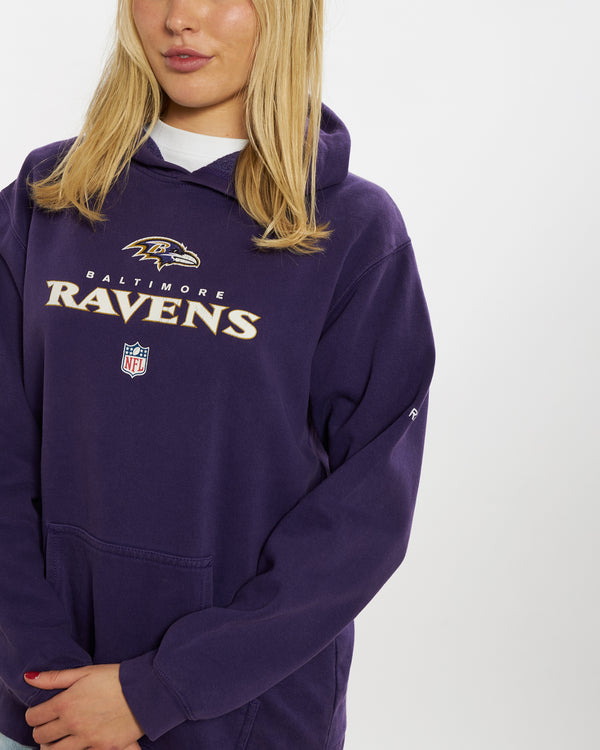 Vintage Baltimore Ravens Hooded Sweatshirt <br>M
