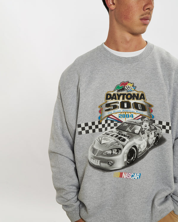 90s Disney Mickey Mouse x NASCAR Sweatshirt <br>XXL