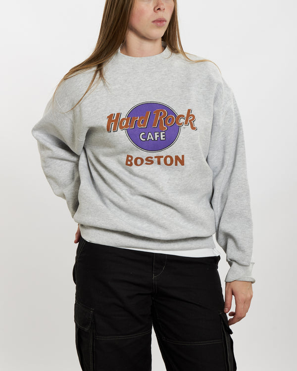 90s Hard Rock Cafe 'Boston' Sweatshirt <br>M