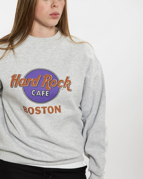 90s Hard Rock Cafe 'Boston' Sweatshirt <br>M