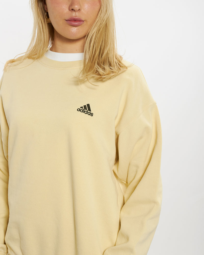 Vintage 90s Adidas Sweatshirt <br>M , The Real Deal , newtown, sydney, australia, thrift store, opshop, preloved, secondhand, sustainable, retro, antique, 70s, 80s, 90s, 2000s, 00s, fashion, clothing, streetwear, trendy, garment, style, boutique, store, shop, archive, sale, cheap, best, top