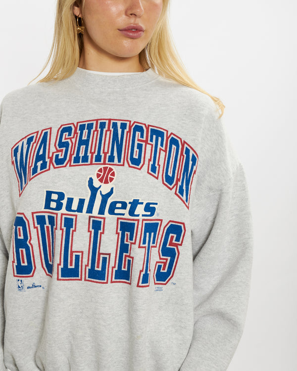 90s NBA Washington Bullets Sweatshirt <br>M