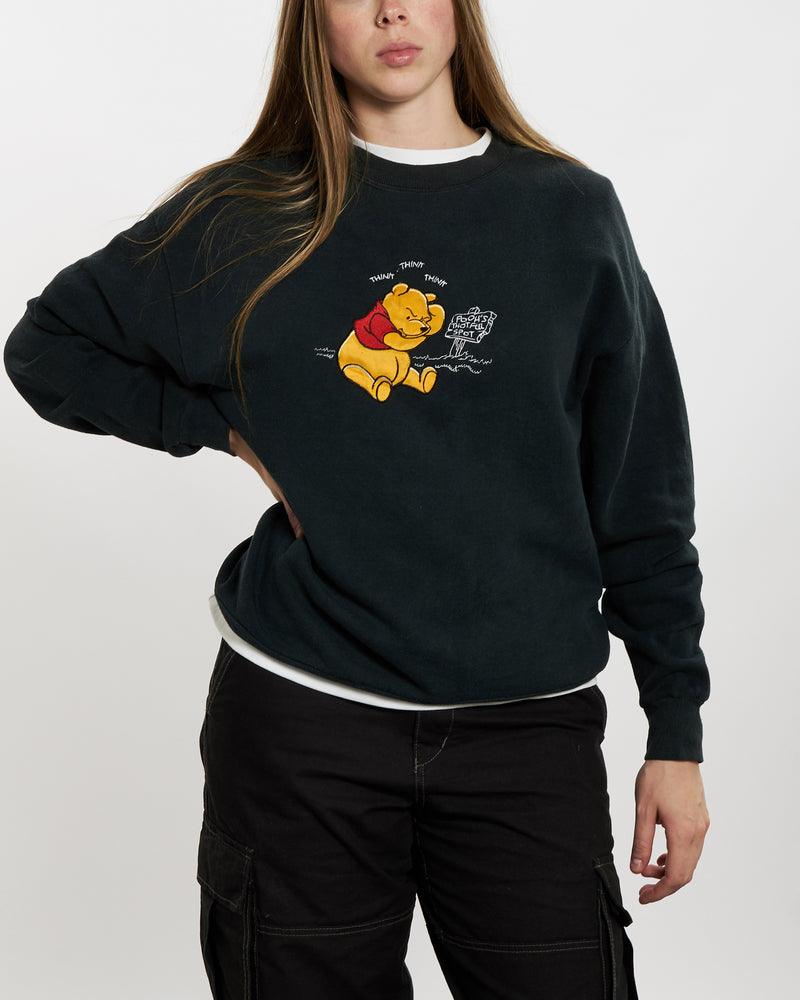 Vintage Disney Winnie The Pooh Sweatshirt <br>M , The Real Deal , newtown, sydney, australia, thrift store, opshop, preloved, secondhand, sustainable, retro, antique, 70s, 80s, 90s, 2000s, 00s, fashion, clothing, streetwear, trendy, garment, style, boutique, store, shop, archive, sale, cheap, best, top