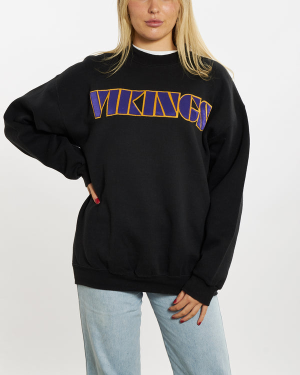 90s NFL Minnesota Vikings Sweatshirt <br>M