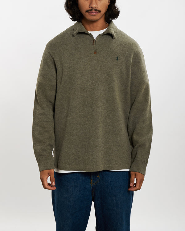90s Polo Ralph Lauren Quarter Zip Sweater <br>L