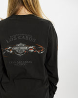 Vintage Harley Davidson Long Sleeve Tee <br>M , The Real Deal , newtown, sydney, australia, thrift store, opshop, preloved, secondhand, sustainable, retro, antique, 70s, 80s, 90s, 2000s, 00s, fashion, clothing, streetwear, trendy, garment, style, boutique, store, shop, archive, sale, cheap, best, top