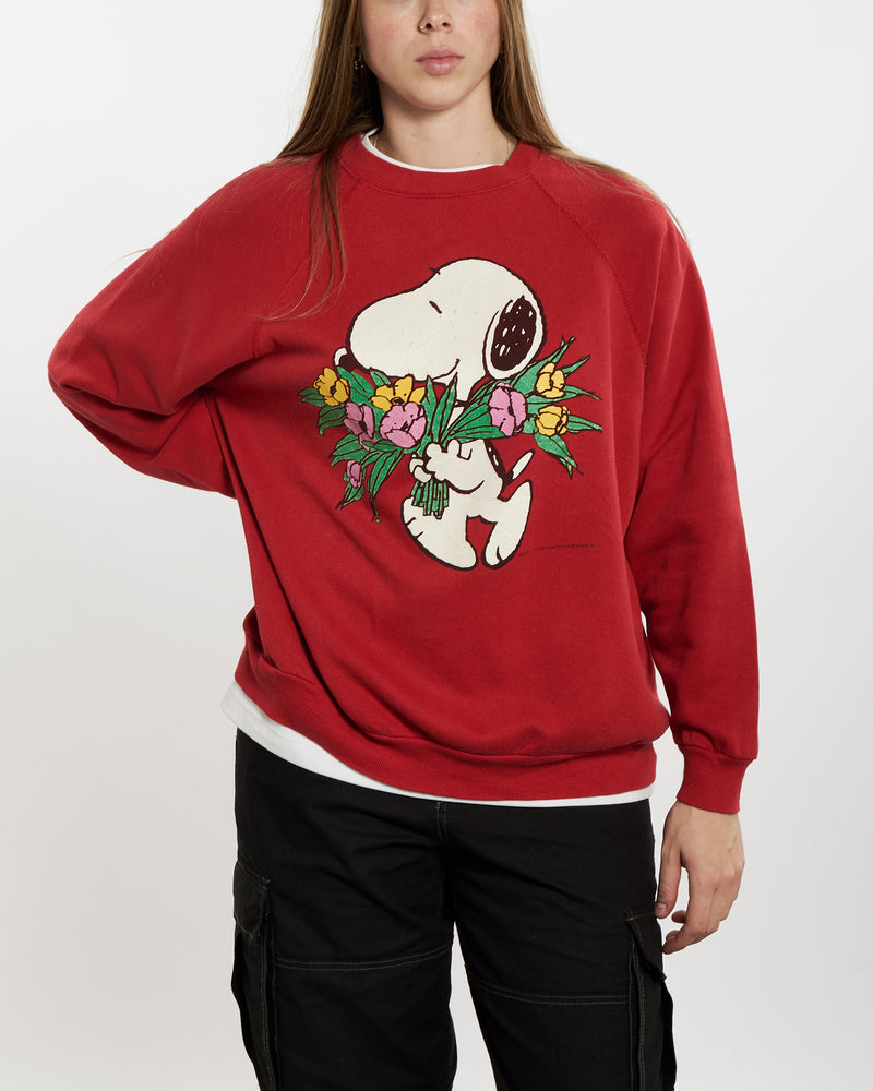 Vintage 1998 Snoopy Sweatshirt <br>M , The Real Deal , newtown, sydney, australia, thrift store, opshop, preloved, secondhand, sustainable, retro, antique, 70s, 80s, 90s, 2000s, 00s, fashion, clothing, streetwear, trendy, garment, style, boutique, store, shop, archive, sale, cheap, best, top