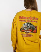 Vintage Harley Davidson Long Sleeve Tee <br>M , The Real Deal , newtown, sydney, australia, thrift store, opshop, preloved, secondhand, sustainable, retro, antique, 70s, 80s, 90s, 2000s, 00s, fashion, clothing, streetwear, trendy, garment, style, boutique, store, shop, archive, sale, cheap, best, top