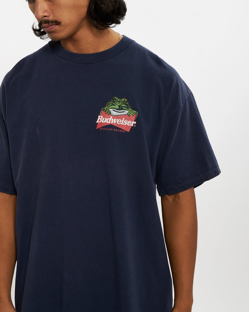 Vintage 1997 Budweiser Tee <br>L , The Real Deal , newtown, sydney, australia, thrift store, opshop, preloved, secondhand, sustainable, retro, antique, 70s, 80s, 90s, 2000s, 00s, fashion, clothing, streetwear, trendy, garment, style, boutique, store, shop, archive, sale, cheap, best, top