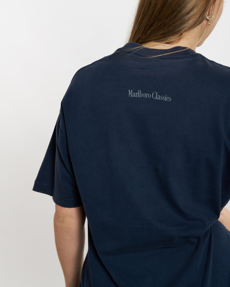 Vintage 90s Marlboro Classics Tee <br>M , The Real Deal , newtown, sydney, australia, thrift store, opshop, preloved, secondhand, sustainable, retro, antique, 70s, 80s, 90s, 2000s, 00s, fashion, clothing, streetwear, trendy, garment, style, boutique, store, shop, archive, sale, cheap, best, top