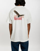 Vintage 90s Winston Cigarettes Tee <br>L , The Real Deal , newtown, sydney, australia, thrift store, opshop, preloved, secondhand, sustainable, retro, antique, 70s, 80s, 90s, 2000s, 00s, fashion, clothing, streetwear, trendy, garment, style, boutique, store, shop, archive, sale, cheap, best, top