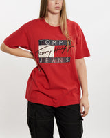 Vintage 90s Tommy Hilfiger Jeans Tee <br>M , The Real Deal , newtown, sydney, australia, thrift store, opshop, preloved, secondhand, sustainable, retro, antique, 70s, 80s, 90s, 2000s, 00s, fashion, clothing, streetwear, trendy, garment, style, boutique, store, shop, archive, sale, cheap, best, top