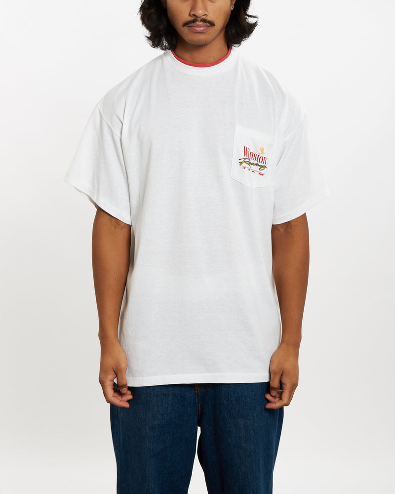 Vintage 1992 Winston Cigarettes 'Racing' Tee <br>L , The Real Deal , newtown, sydney, australia, thrift store, opshop, preloved, secondhand, sustainable, retro, antique, 70s, 80s, 90s, 2000s, 00s, fashion, clothing, streetwear, trendy, garment, style, boutique, store, shop, archive, sale, cheap, best, top