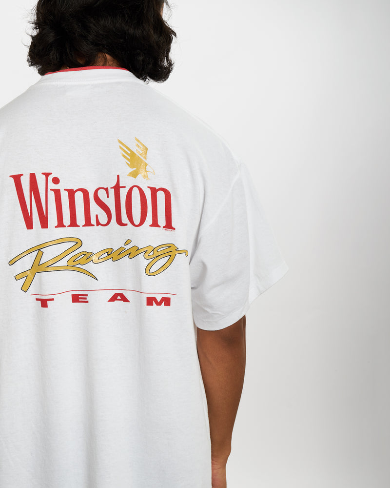 Vintage 1992 Winston Cigarettes 'Racing' Tee <br>L , The Real Deal , newtown, sydney, australia, thrift store, opshop, preloved, secondhand, sustainable, retro, antique, 70s, 80s, 90s, 2000s, 00s, fashion, clothing, streetwear, trendy, garment, style, boutique, store, shop, archive, sale, cheap, best, top
