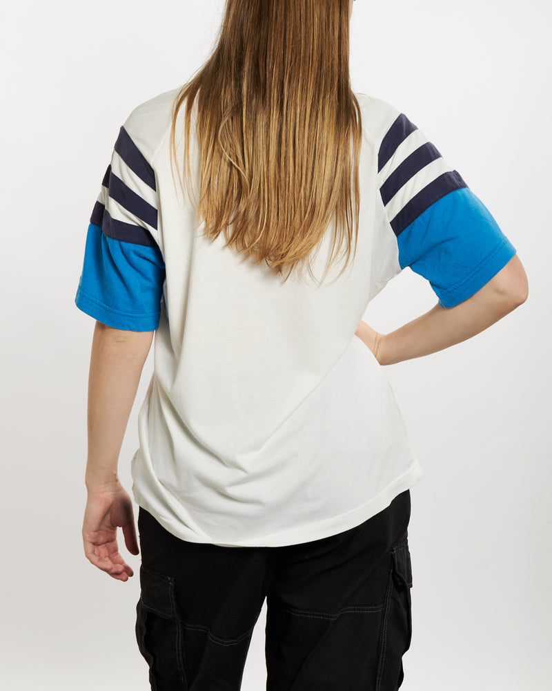 Vintage 80s Adidas Tee <br>M , The Real Deal , newtown, sydney, australia, thrift store, opshop, preloved, secondhand, sustainable, retro, antique, 70s, 80s, 90s, 2000s, 00s, fashion, clothing, streetwear, trendy, garment, style, boutique, store, shop, archive, sale, cheap, best, top