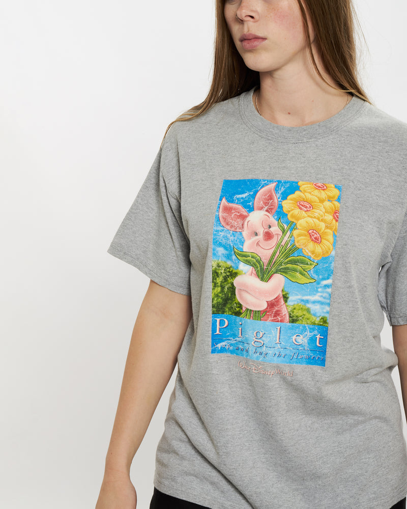 Vintage Disney Winnie The Pooh 'Piglet' Tee <br>M , The Real Deal , newtown, sydney, australia, thrift store, opshop, preloved, secondhand, sustainable, retro, antique, 70s, 80s, 90s, 2000s, 00s, fashion, clothing, streetwear, trendy, garment, style, boutique, store, shop, archive, sale, cheap, best, top